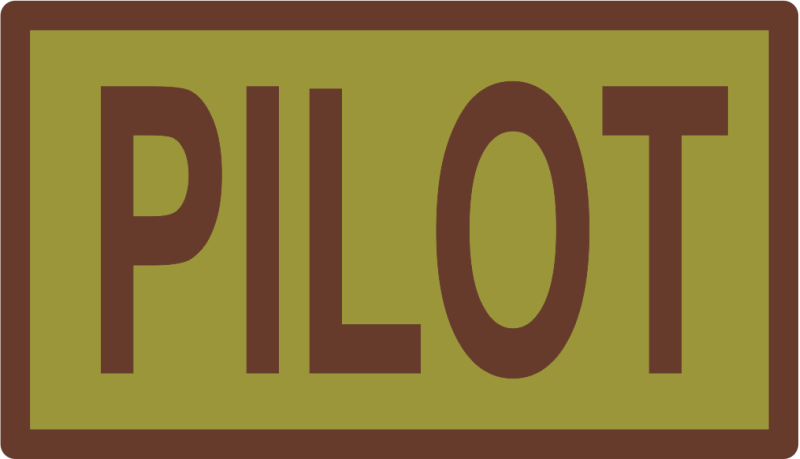 PILOT OCP Bagby Green Duty Job Patch 3.25"