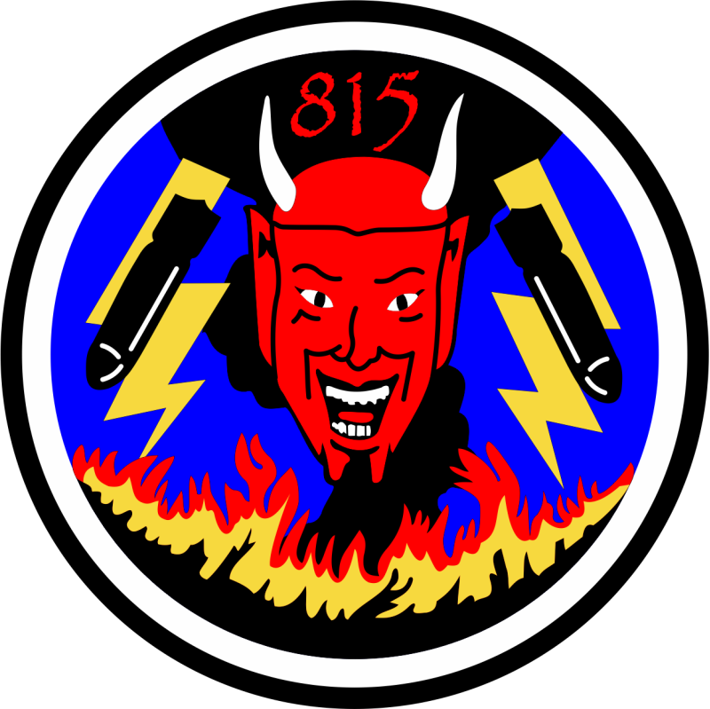 815 AS Red Devil Patch