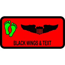 Image for 512 RQS Green Feet Logo Name Tag