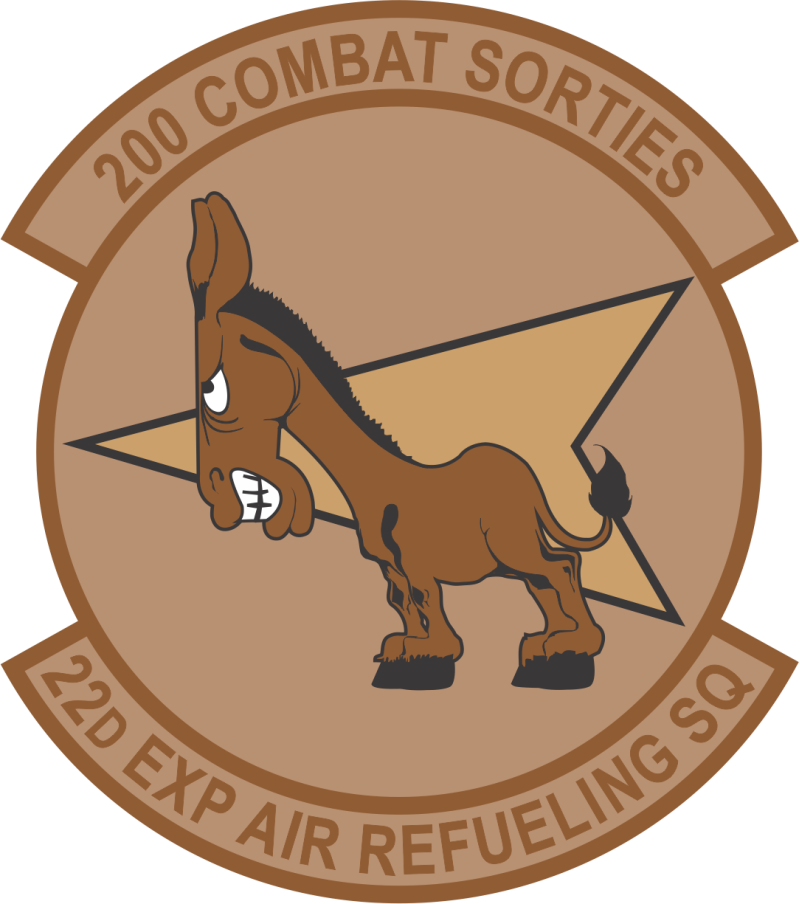 22 EARS Desert Donkey 200 Combat Sorties Patch