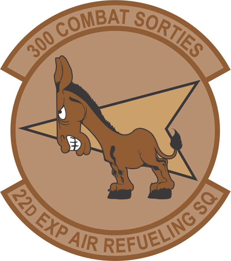 22 EARS Desert Donkey 300 Combat Sorties Patch