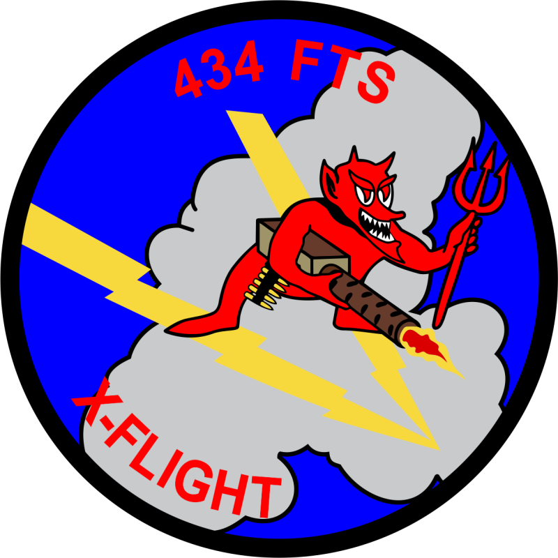 434 FTS X-Flight Patch