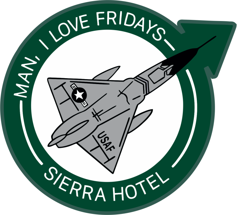 87 FTS Man, I Love Fridays Patch