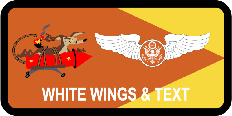 85 FTS Wile E Coyote Name Tag