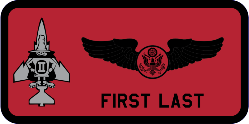 434 FTS Phantom II Name Tag