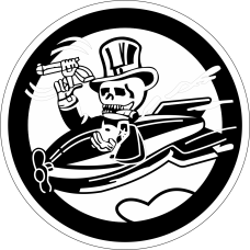 Image for 85 FTS Heritage White & Black Patch