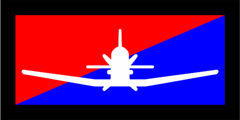 47 STUS T-6 Red/Blue Pocket Tab