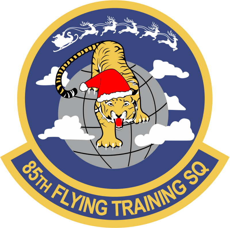 85 FTS Christmas Santa Hat Patch 