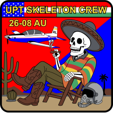 Image for 47 STUS XL Class 26-08 AU UPT Skeleton Crew Red/Blue Patch