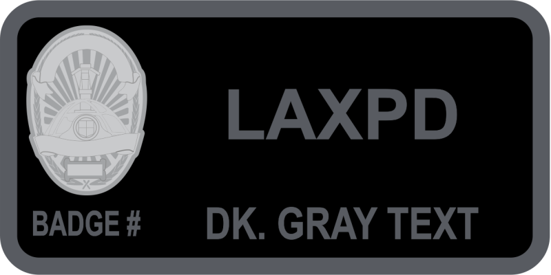 LAXPD Name Tag 