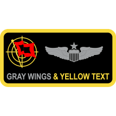 Image for 34 CTS Red Flag Name Tag