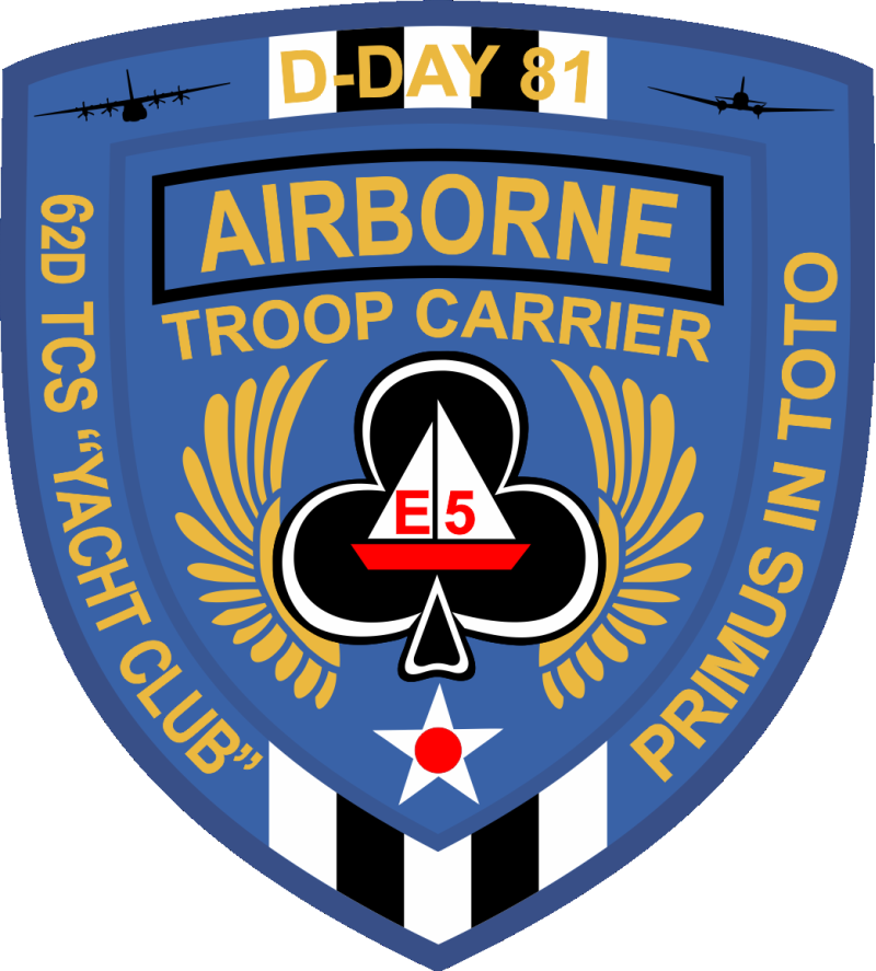 62 AS D-Day 81 Anniversary Patch