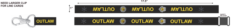 29 WPS Outlaw Lanyard