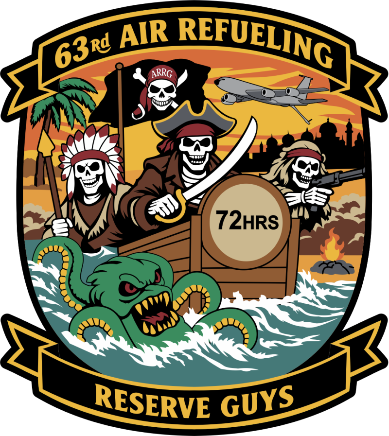 63 ARS Reserve Guys Pirate Patch