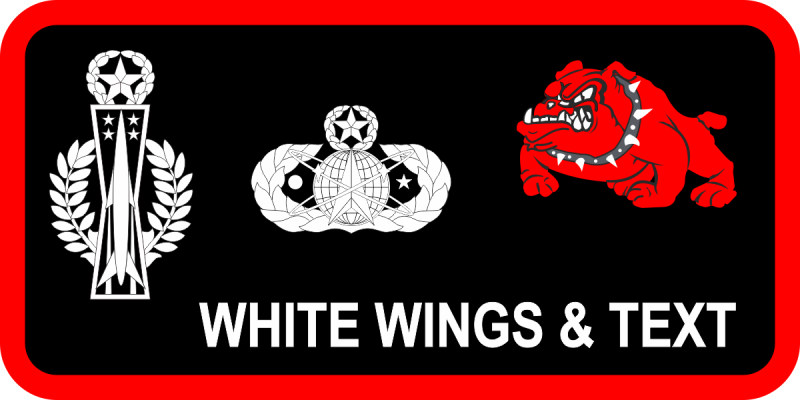 12 MS Bulldog Name Tag