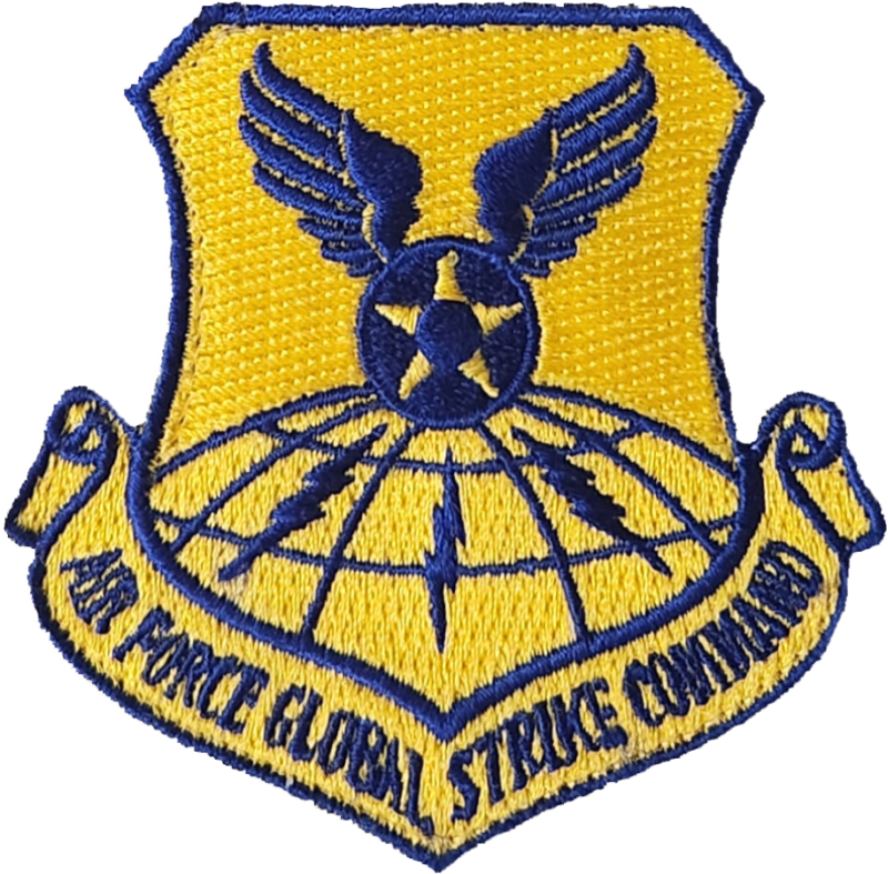 341 OSS AFGSC Yellow & Blue Patch