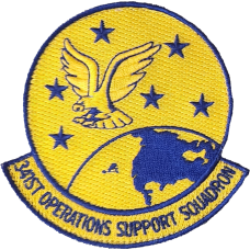 Image for 341 OSS Yellow & Blue Patch