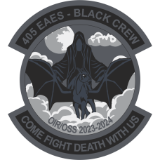 Image for 405 EAES Black Crew Sticker