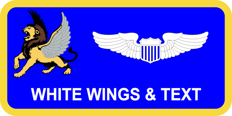 610 AOG Lion Name Tag