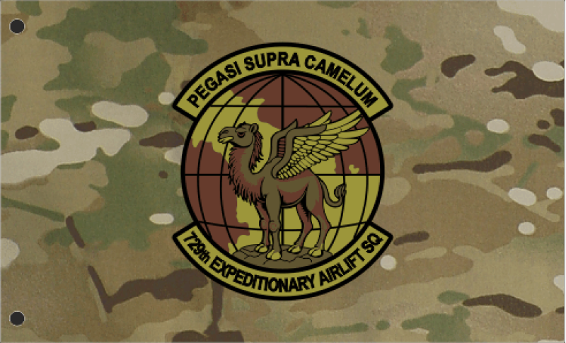 729 EAS OCP Single-Sided Flag 3' x 5', March ARB