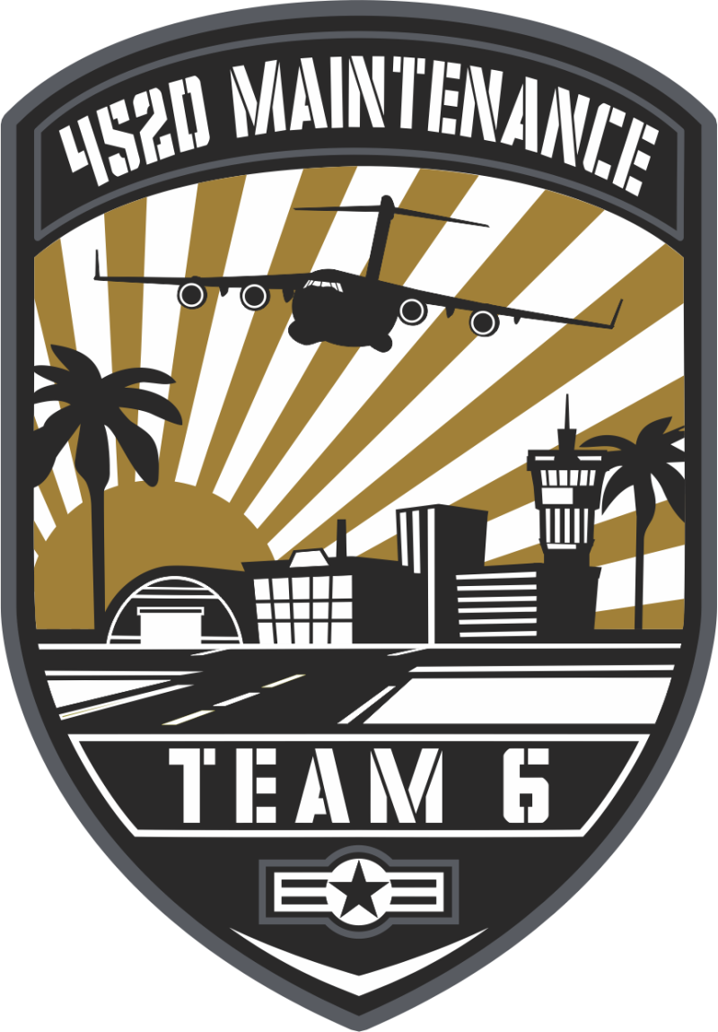 452 AMXS Team 6 Full Color Sticker