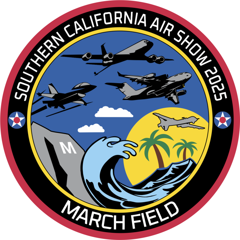 March Field SoCal Air Show 2025 Sticker