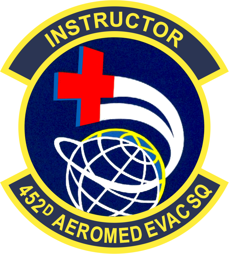 452 AES Instructor Full Color Patch