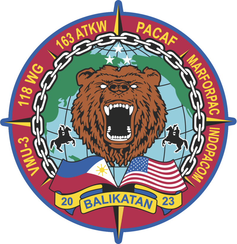 163 ATKW 2023 Balikatan Full Color PVC Patch
