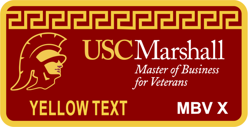 729 AS USC Marshall Name Tag