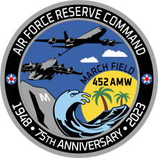 Image for 452 AMW 75th Anniversary Full Color Patch