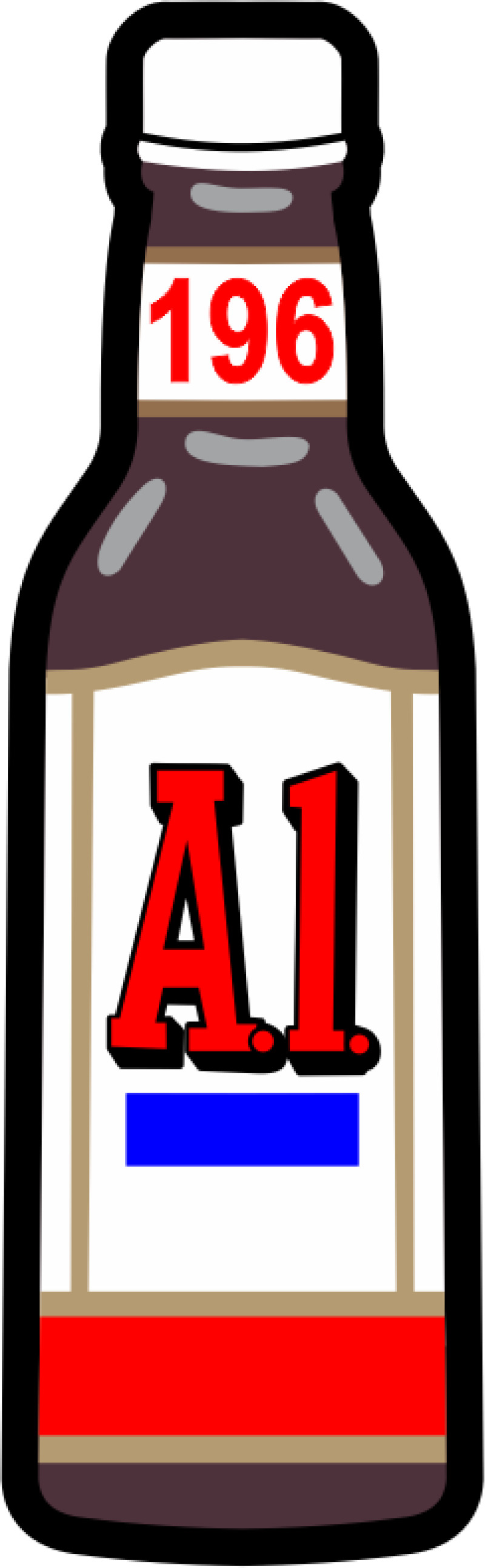 196 ATKS A1 Sauce Bottle Pocket Tab