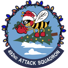 Image for 492 ATKS Christmas Riding Tres Full Color Patch 2024