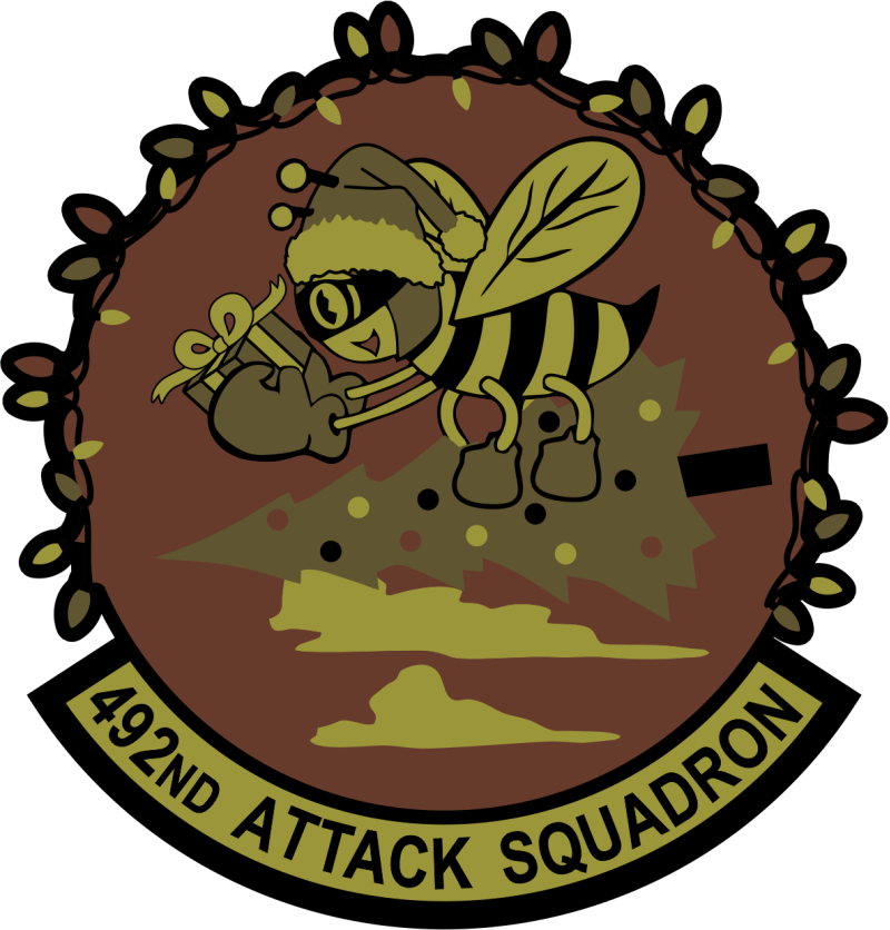 492 ATKS Christmas Riding a Tree OCP Patch 2024