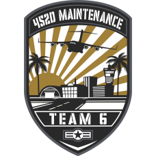 Image for 452 AMXS Team 6 PVC Patch