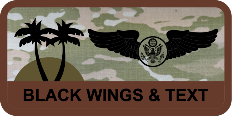 729 AS OCP Palm Tree Name Tag