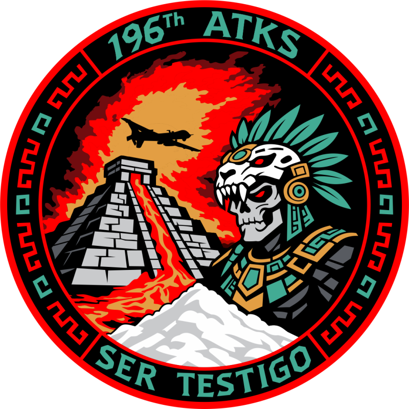 196 ATKS Ser Testigo Full Color Patch