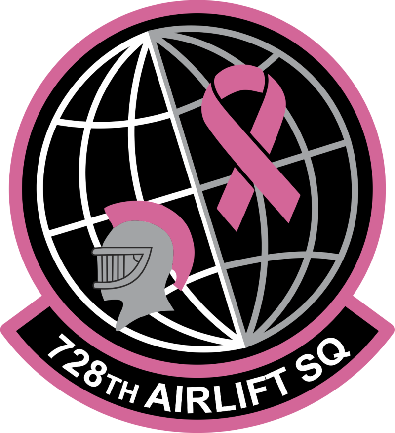 728 AS Breast Cancer Awareness Patch