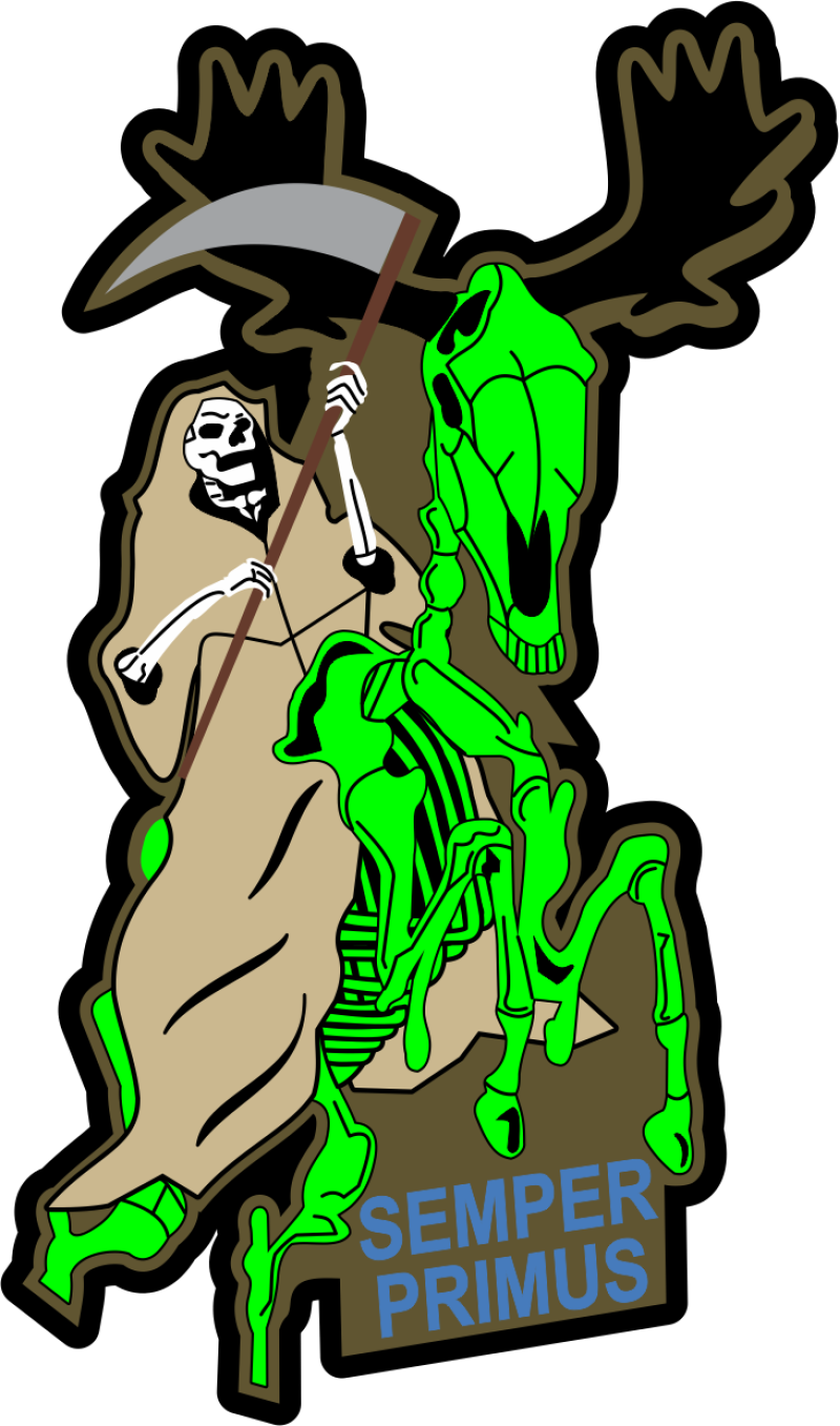 8 EAS Grim Reaper PVC Patch