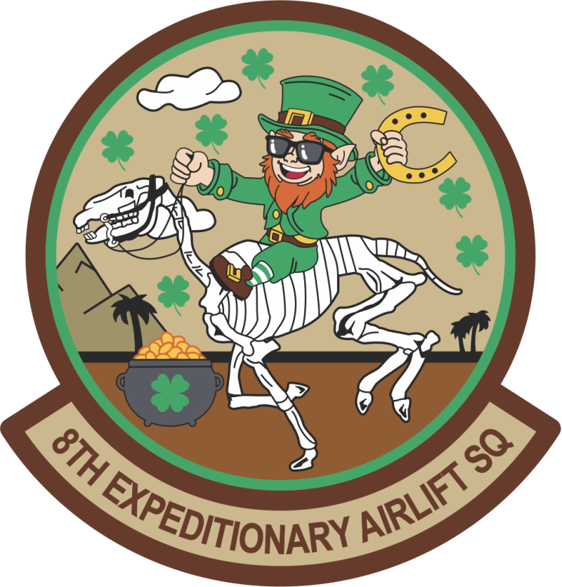 8 EAS Leprechaun PVC Patch