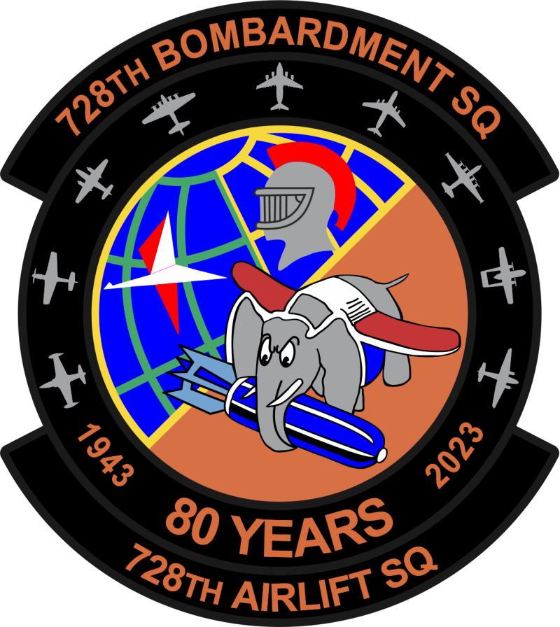 728 AS 80 Years Sticker
