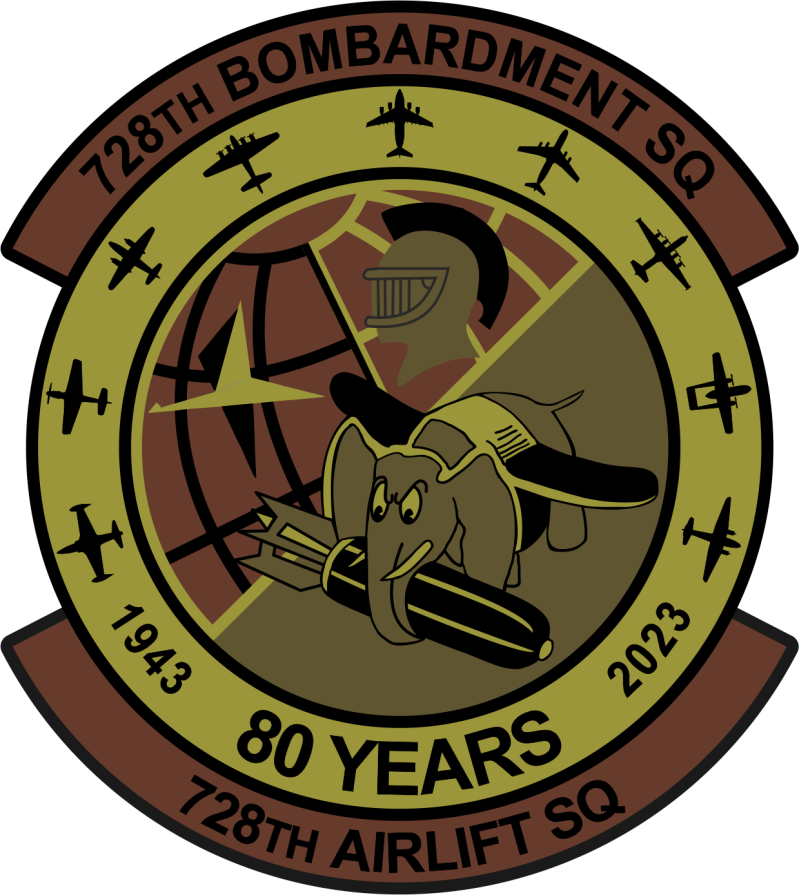 728 AS 80 Years Patch OCP