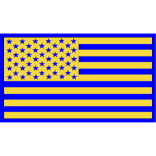 Image for 7 AS Full Color American Flag Patch