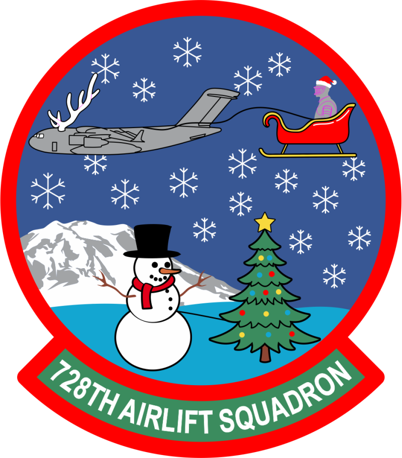 728 AS Christmas Patch