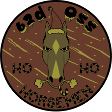 Image for 62 OSS Ho Ho Horsemen Xmas Patch OCP