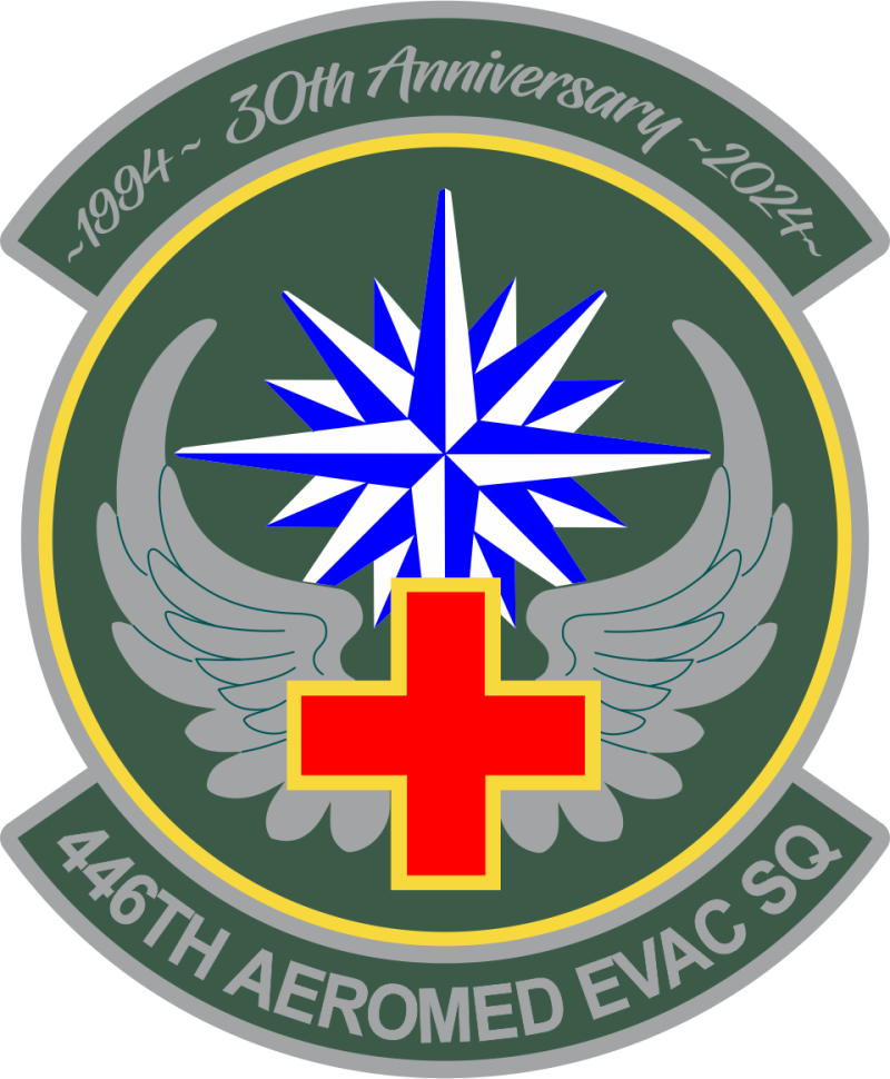 446 AES 30th Anniversary Full Color Patch