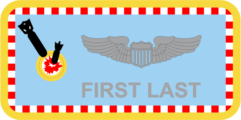 446 OG Heritage Name Tag