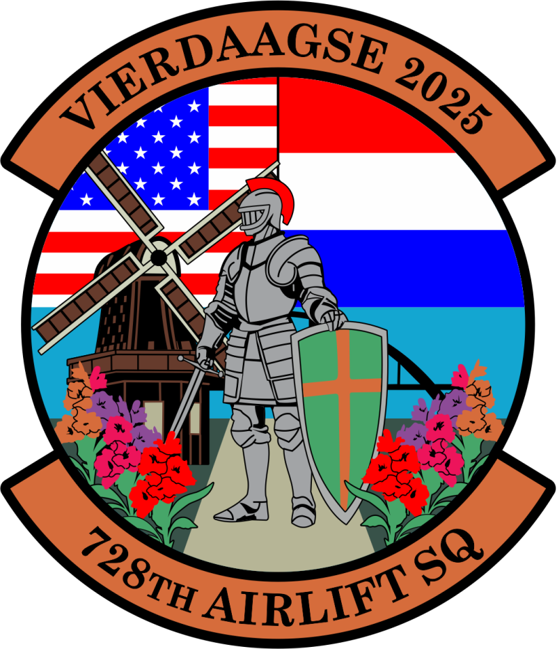 728 AS Vierdaagse 2025 Patch