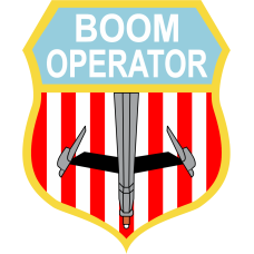 Image for 349 ARS Boom Operator Lt Blue Patch 3.5"