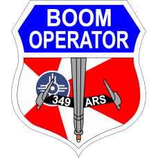 Image for 349 ARS Boom Operator Flag of Wichita Patch 3.5"