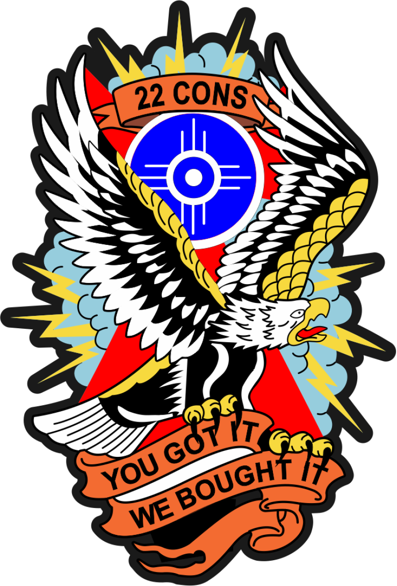 22 CONS Full Color Patch